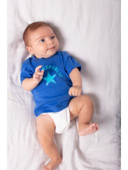 CAMISETA BABY AZUL