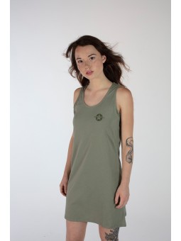 MIDI Vestido Mujer Kaki