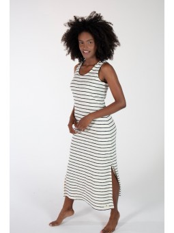 PREMIUM Vestido Largo Rayas...